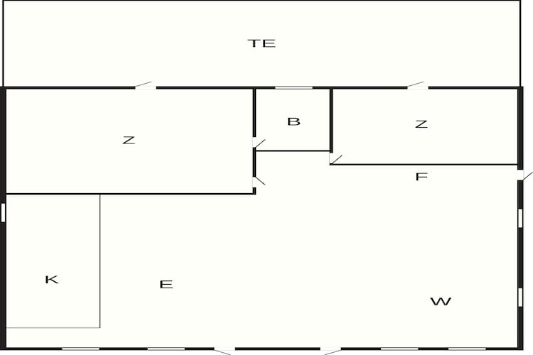 6 Personen vakantie huis in Dannemare - Plattegrond