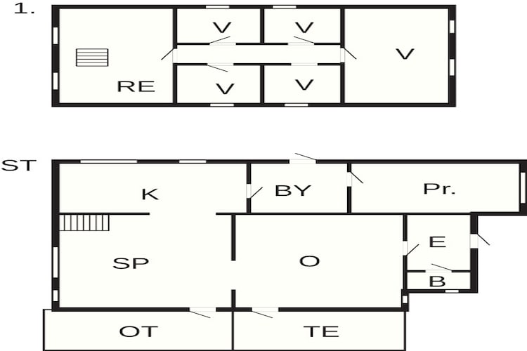 6 Personen vakantie huis in Hadsund - Plattegrond