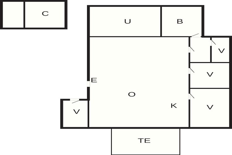 4 sterren vakantie huis in Løkken - Plattegrond