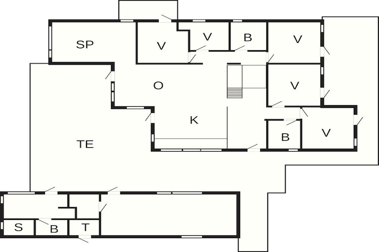 4 Sterne Ferienhaus in Løkken - Grundriss