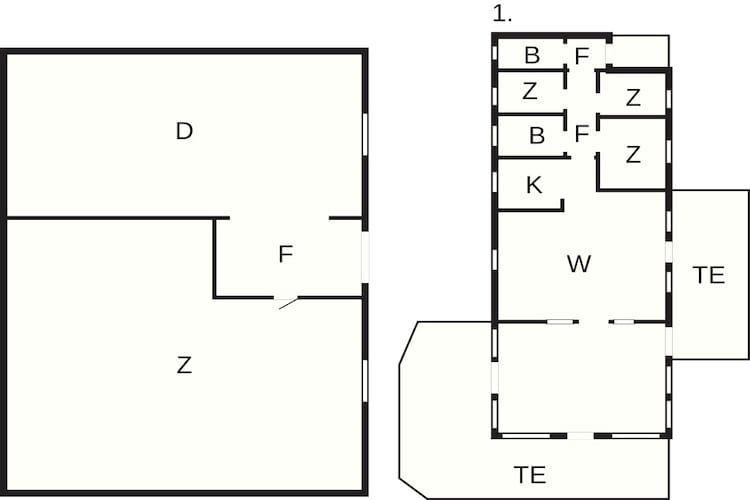 8 Personen vakantie huis in Hellandsjøen - Plattegrond