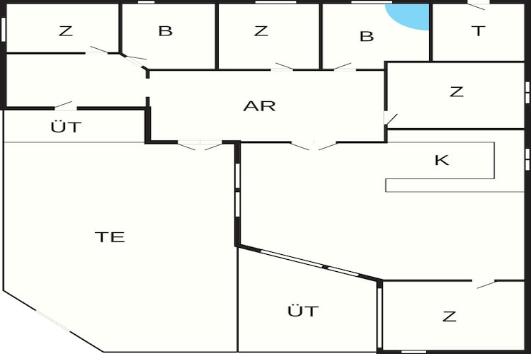 5 sterren vakantie huis in Ansager - Plattegrond