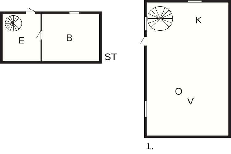 Maison de vacances pour 4 a Tvååker - Plan
