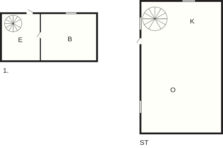 Maison de vacances pour 4 a Tvååker - Plan