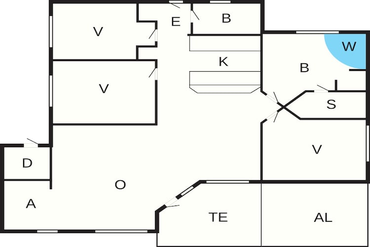 Villa de bien-être en zone touristique - Plan