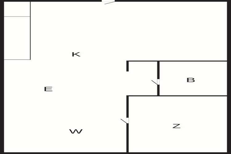 Hejlsminde Gem met uitzicht op zee - Plattegrond
