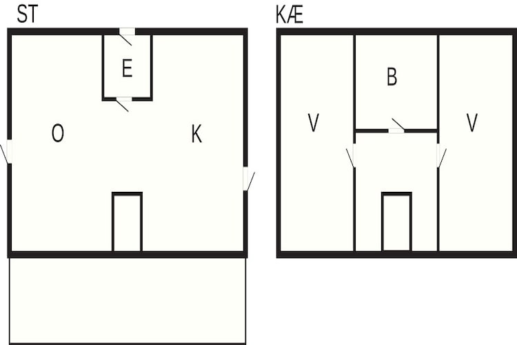 4 Personen Ferienhaus in Grenaa - Grundriss