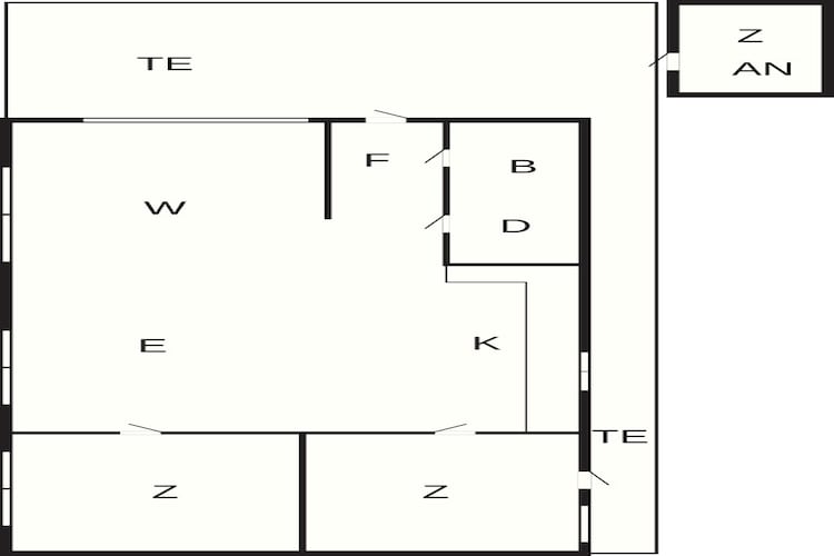 4 sterren vakantie huis in SÖLVESBORG - Plattegrond