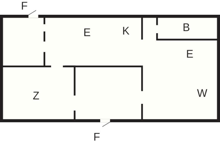2 person holiday home in Mörlunda - Floor plan