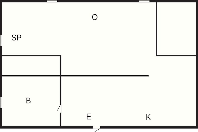 Maison de vacances pour 3 a DALARÖ - Plan