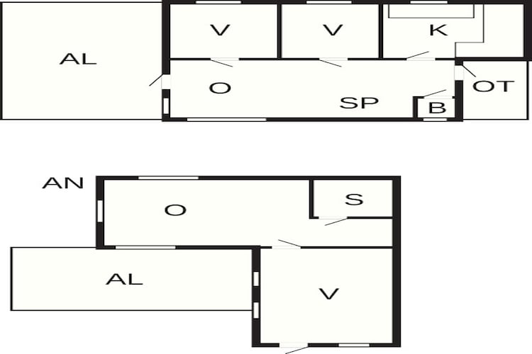 4 Sterne Ferienhaus in MARIEFRED - Grundriss
