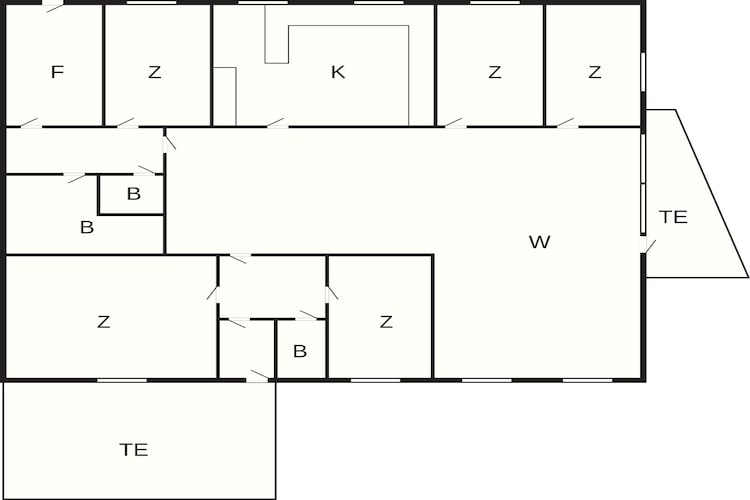 10 Personen Ferienhaus in - Grundriss