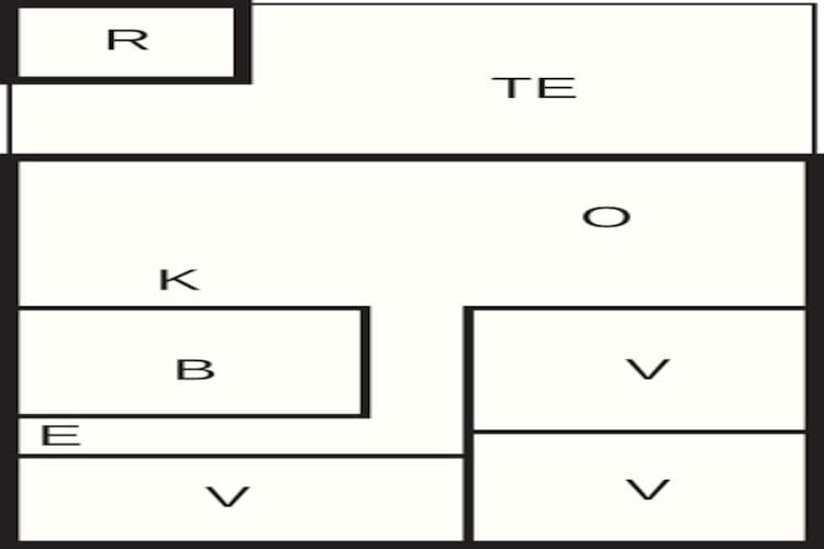 6 person holiday home in Løkken - Floor plan