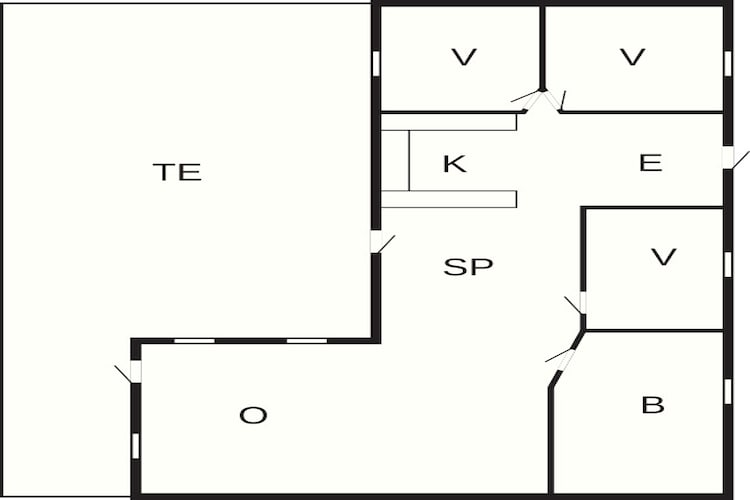 4 sterren vakantie huis in Væggerløse - Plattegrond