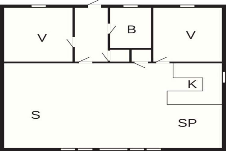4 Sterne Ferienhaus in Ansager - Grundriss