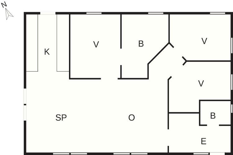 5 sterren vakantie huis in Frederiksværk - Plattegrond