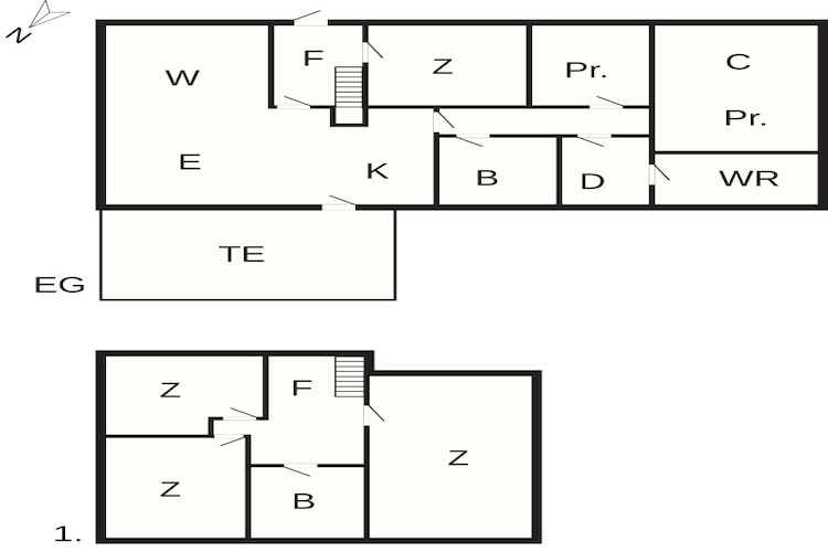 6 Personen vakantie huis in Søby Ærø - Plattegrond