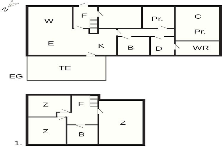 6 Personen vakantie huis in Søby Ærø - Plattegrond