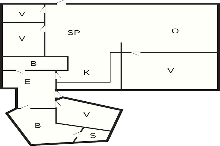 4 sterren vakantie huis in Hadsund - Plattegrond