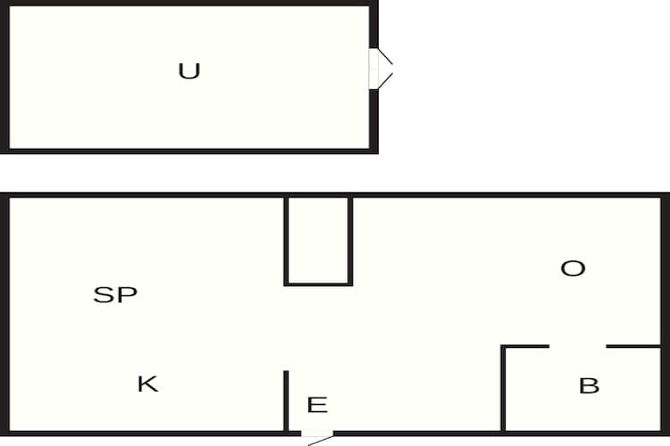 4 Personen vakantie huis in MARIANNELUND - Plattegrond