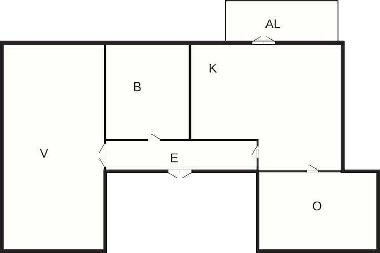 Maison de vacances pour 3 a Aarhus C - Plan