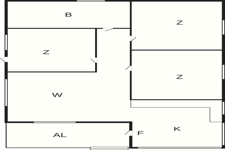 5 Personen vakantie huis in Ronneby - Plattegrond