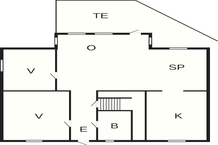 6 Personen vakantie huis in Ljungbyhed - Plattegrond