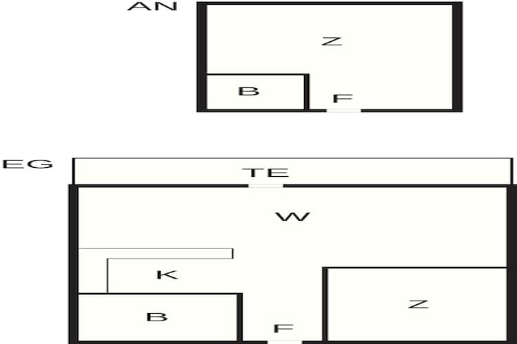 4 sterren vakantie huis in Bording - Plattegrond