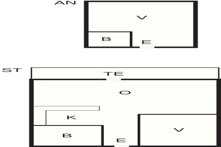 4 sterren vakantie huis in Bording - Plattegrond