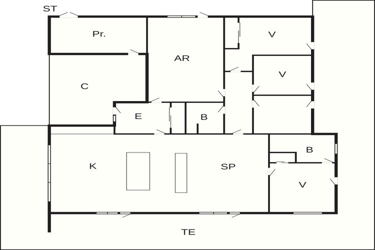 5 etoiles maison de vacances a Skals - Plan
