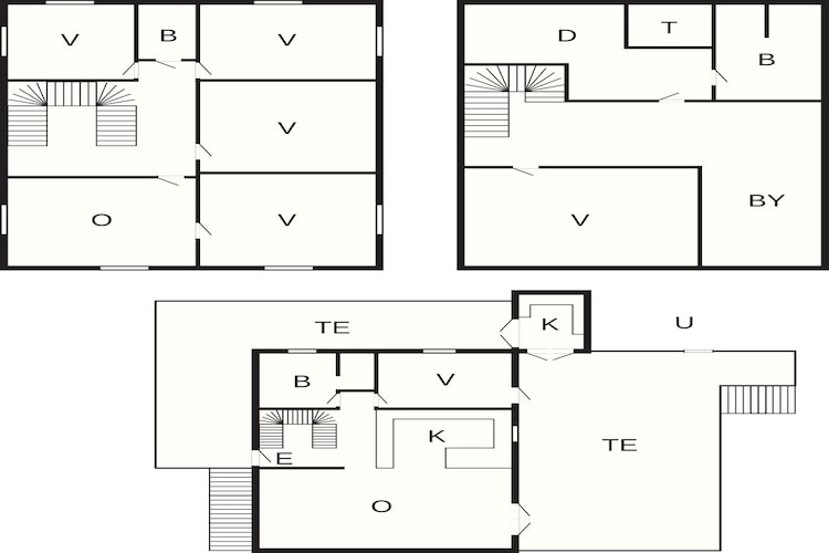 Maison de vacances pour 12 a Masfjordnes - Plan