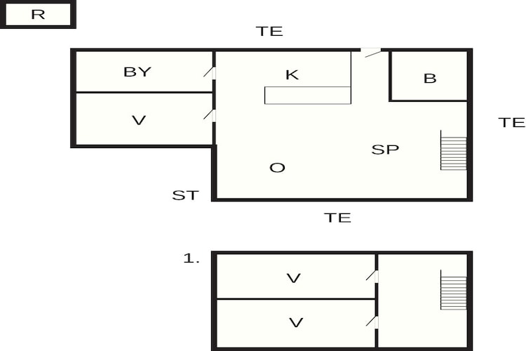 4 sterren vakantie huis in Haderslev - Plattegrond
