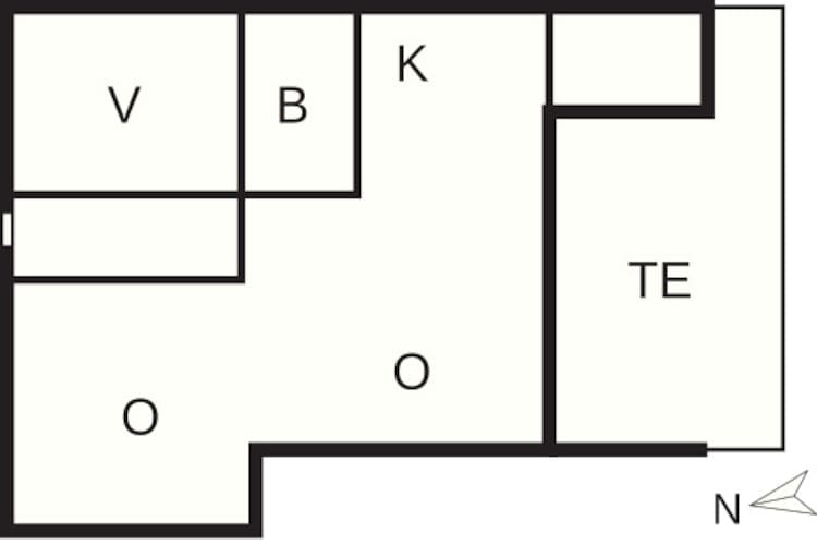 4 sterren vakantie huis in Hovborg - Plattegrond