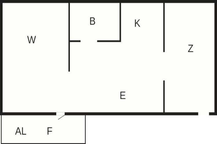 3 Personen vakantie huis in BORGHOLM - Plattegrond