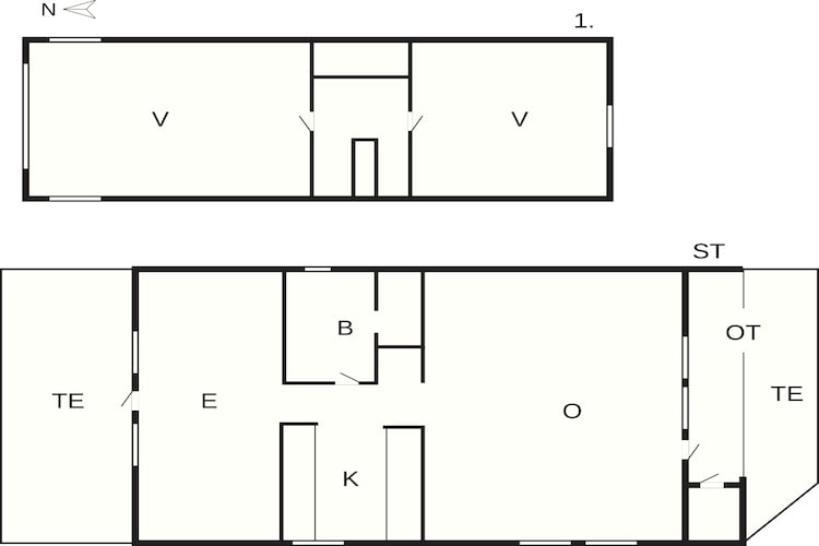 4 sterren vakantie huis in Farsø - Plattegrond