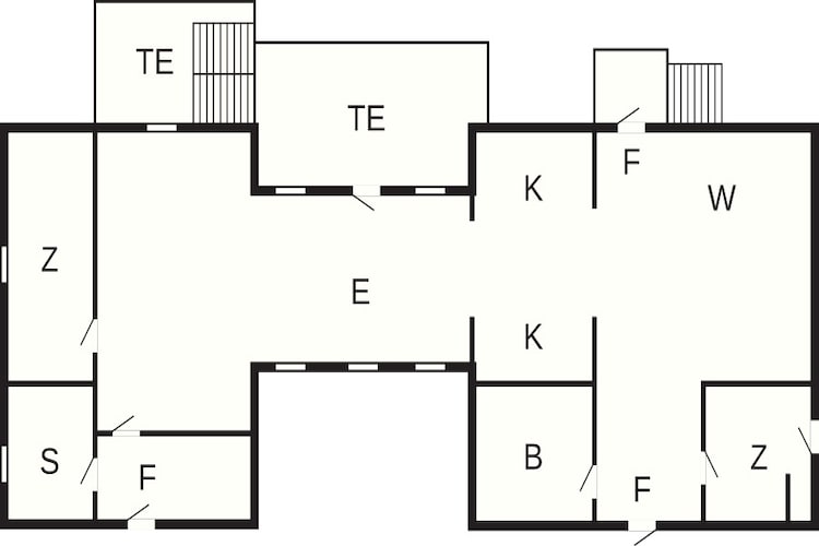 5 sterren vakantie huis in MARIEFRED - Plattegrond