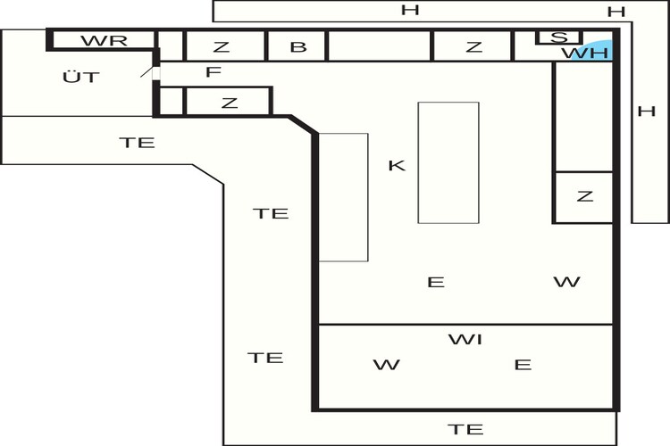 5 Sterne Ferienhaus in Juelsminde - Grundriss