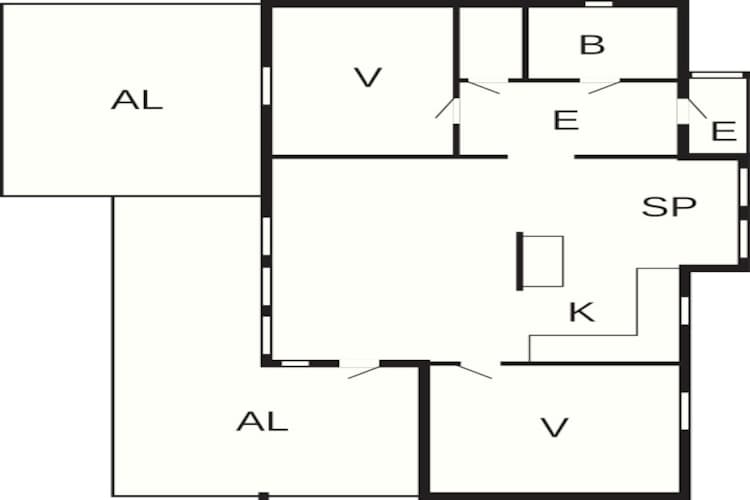4 Sterne Ferienhaus in Löttorp - Grundriss