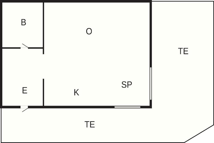 2 person holiday home in MELLBYSTRAND - Floor plan