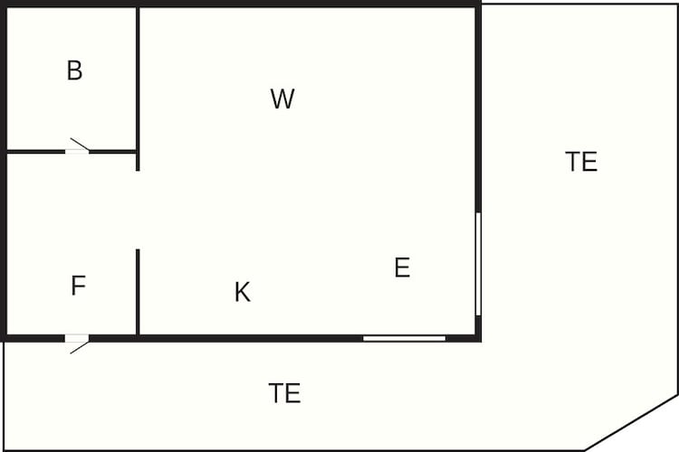 2 person holiday home in MELLBYSTRAND - Floor plan