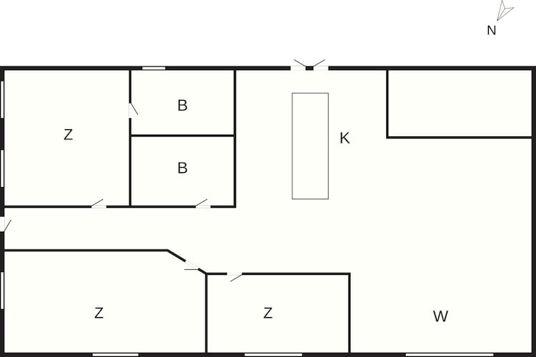 4 sterren vakantie huis in Skagen - Plattegrond