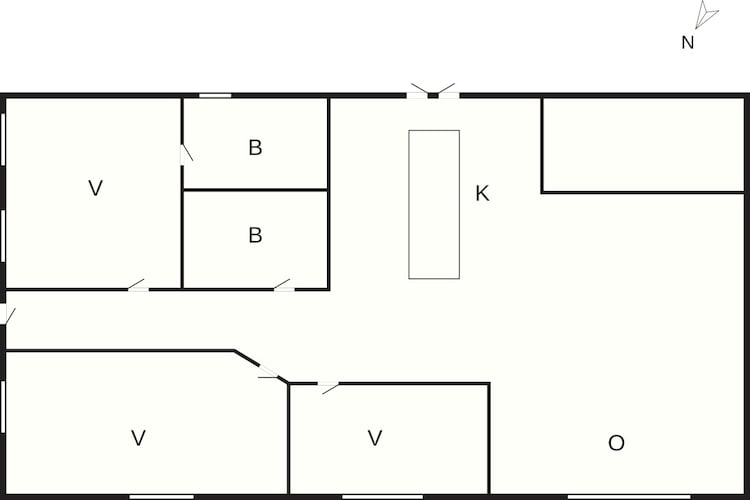 4 sterren vakantie huis in Skagen - Plattegrond