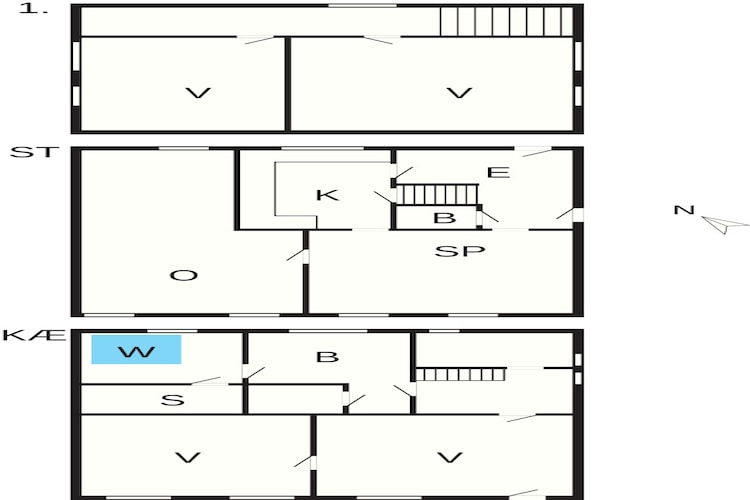 10 Personen vakantie huis in Bøvlingbjerg - Plattegrond