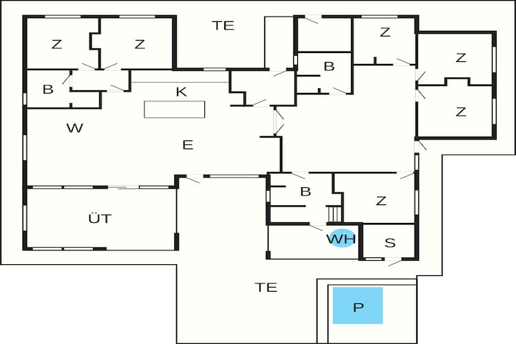 5 etoiles maison de vacances a Bogense - Plan