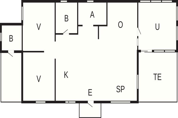 4 Personen Ferienhaus in FALKENBERG - Grundriss