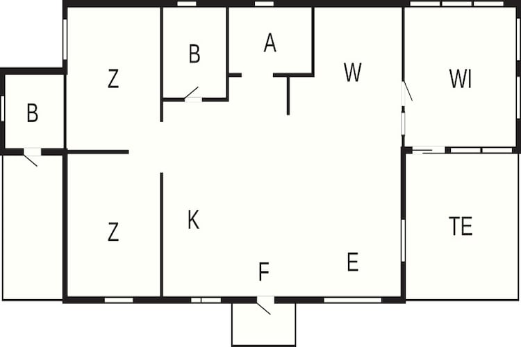 4 Personen Ferienhaus in FALKENBERG - Grundriss