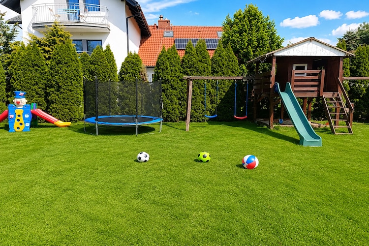 Laguna I z antresolą dla 4 osób - Tuinen zomer