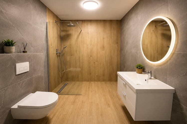 Studio na pierwszym piętrze - Badkamer
