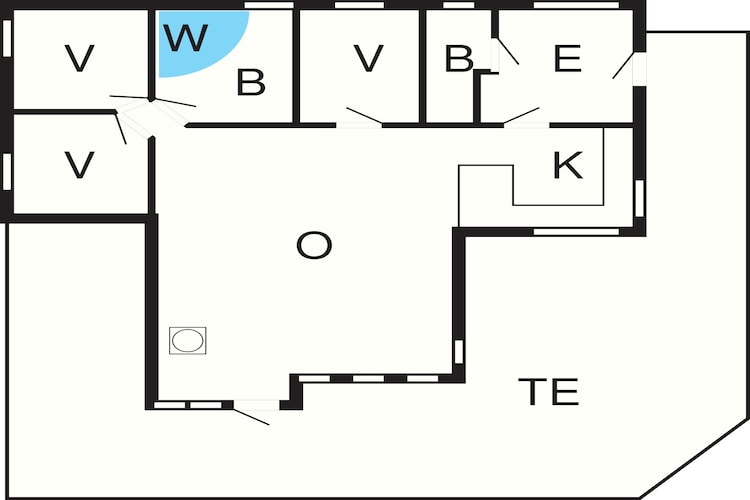 4 sterren vakantie huis in Silkeborg - Plattegrond
