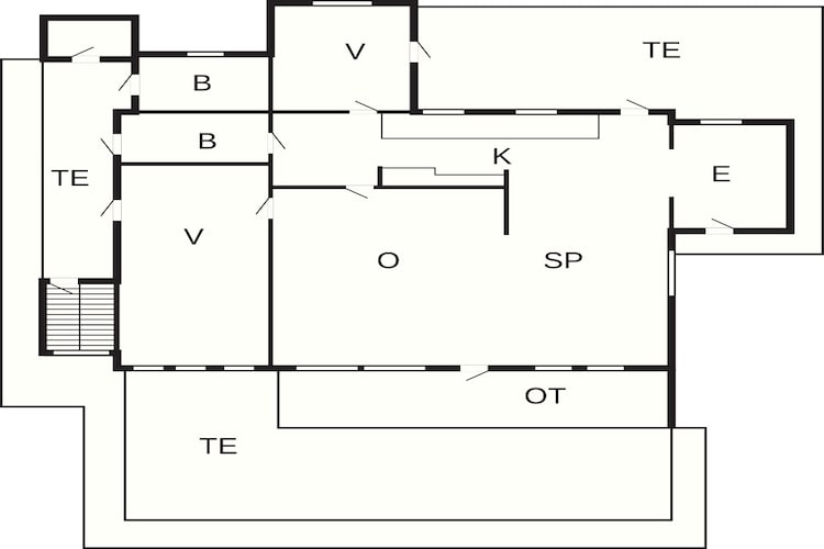 4 Sterne Ferienhaus in Tisvildeleje - Grundriss